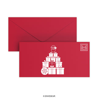 Kerstenvelop Kerstman