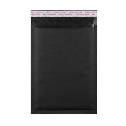 Coloured Kraft Paper Bubble Bag Mailers Black 270 x 190 mm