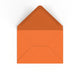 Flame Orange British Made Gummed V-Flap Envelope (133 x 184mm)