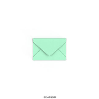 Jade groene envelop 62x94 mm