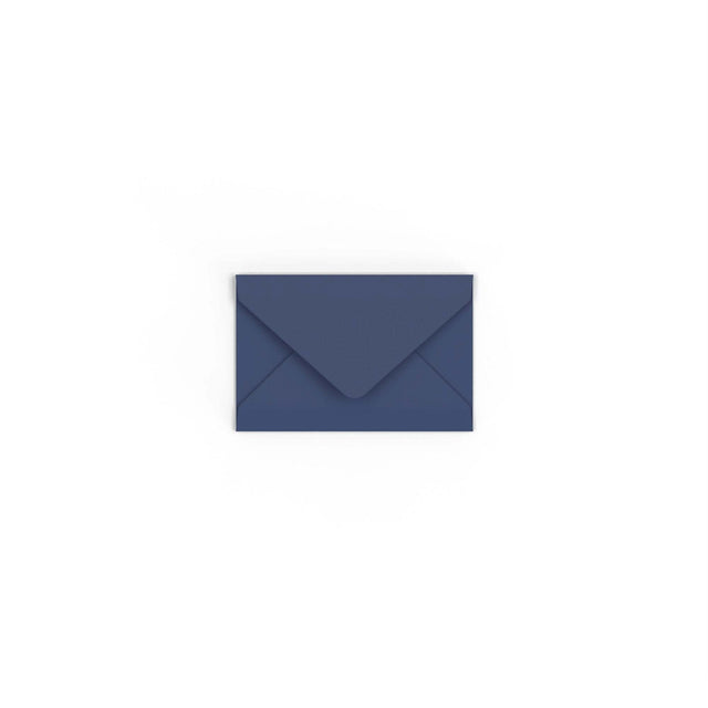 Navy Blue British Made Gummed V-Flap Envelope (62 x 94mm)