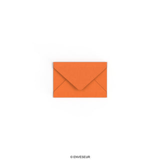 Vuur oranje envelop 62x94 mm