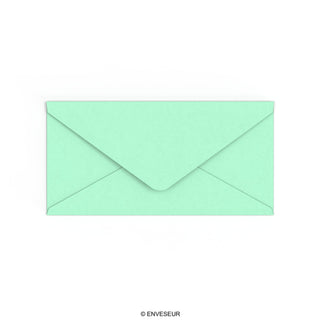 Jade groene envelop 110x220 mm (DL)