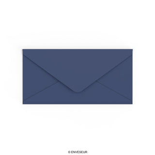 Marineblauwe envelop 110x220 mm (DL)