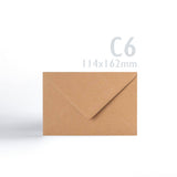 Kraft Enveloppen 110 g/m² Pak van 150 stuks