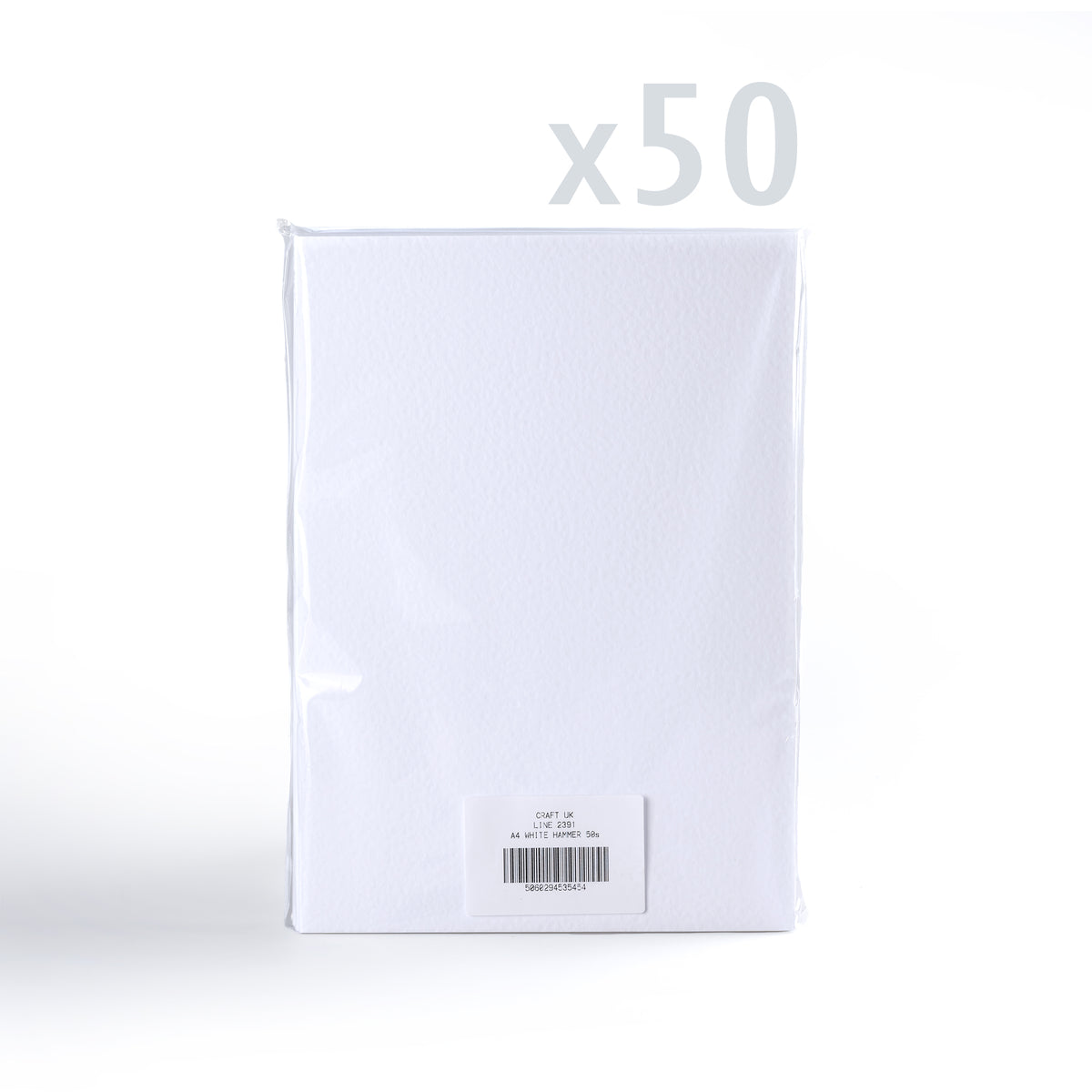 Gehamerde Kaart 300 g/m² Pak van 50 stuks