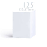 Set witte gladde kaarten 250 g/m² en enveloppen 100 g/m² – verpakking