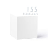 Set witte gladde kaarten 250 g/m² en enveloppen 100 g/m² – verpakking