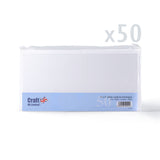 Set witte gladde kaarten 250 g/m² en enveloppen 100 g/m² – verpakking