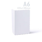 Witte kaarten en enveloppen met golvende rand – verpakking