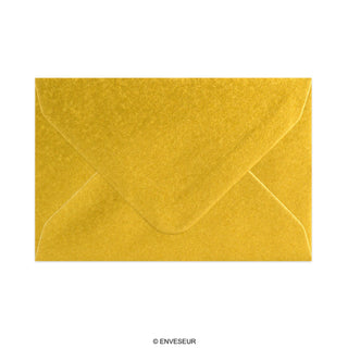 62x94 mm Metalen Gouden Envelop