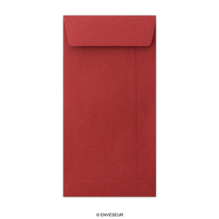 220x110 mm (DL) Donkerrood Pocket Envelope