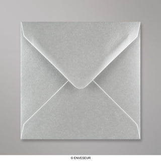 140x140 mm Metalen Zilver Envelop