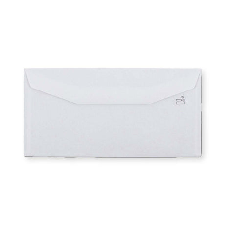 Witte envelop met binnendruk 110x220 mm (DL) 80gr/m²