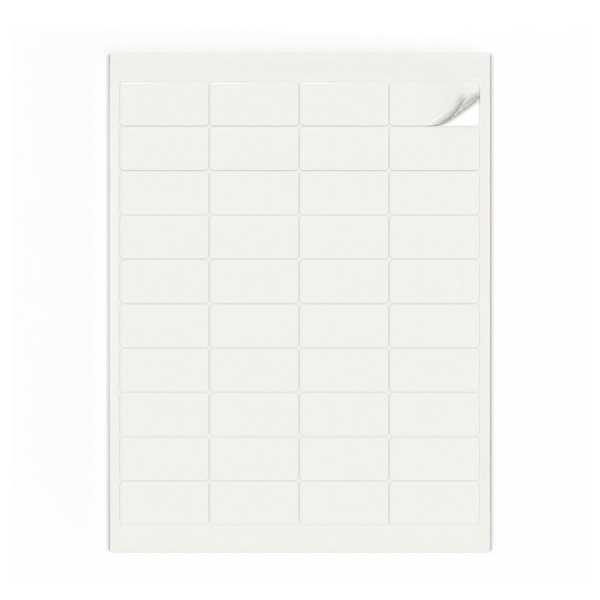 Witte etiketten pakketten XS - 100 vel