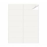 Witte etiketten pakketten M - 100 vel