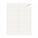 Witte etiketten pakketten M - 100 vel