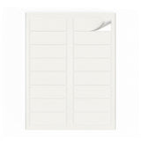 Witte etiketten pakketten M - 100 vel