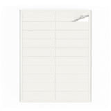 Witte etiketten pakketten S - 100 vel