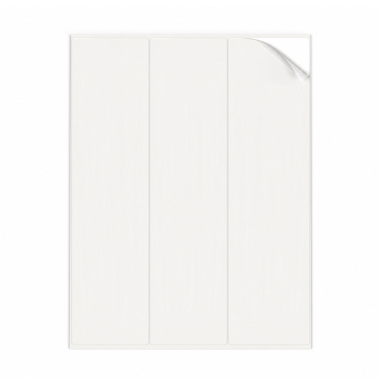 Witte etiketten pakketten XL - 100 vel