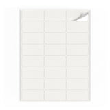 Witte etiketten pakketten S - 100 vel