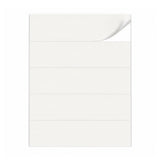Witte etiketten pakketten L - 100 vel