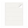 Witte etiketten pakketten L - 100 vel