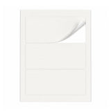 Witte etiketten pakketten L - 100 vel
