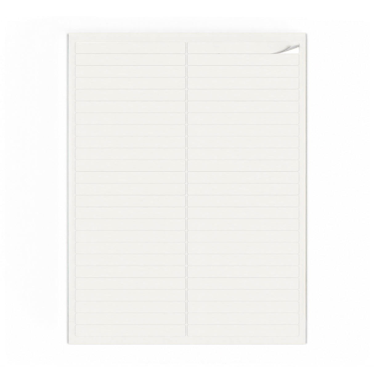 Witte etiketten pakketten XS - 100 vel