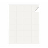 Witte etiketten pakketten S - 100 vel