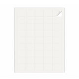 Witte etiketten pakketten XS - 100 vel