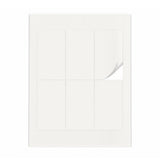 Witte etiketten pakketten ML - 100 vel