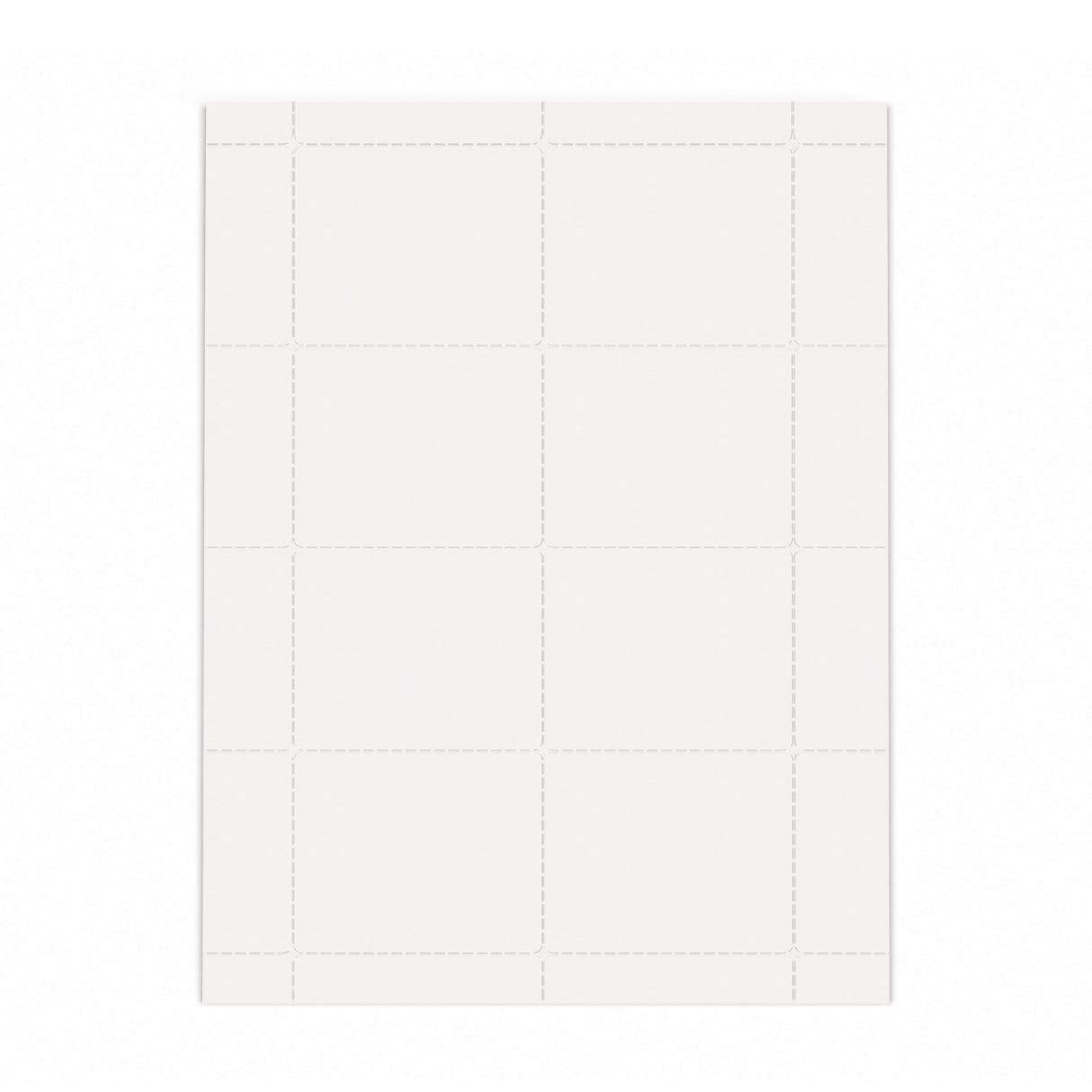 Witte etiketten pakketten M - 100 vel
