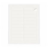 Witte etiketten pakketten S - 100 vel