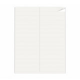 Witte etiketten pakketten S - 100 vel