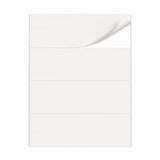 Witte etiketten pakketten L - 100 vel