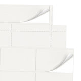 Witte etiketten pakketten M - 100 vel