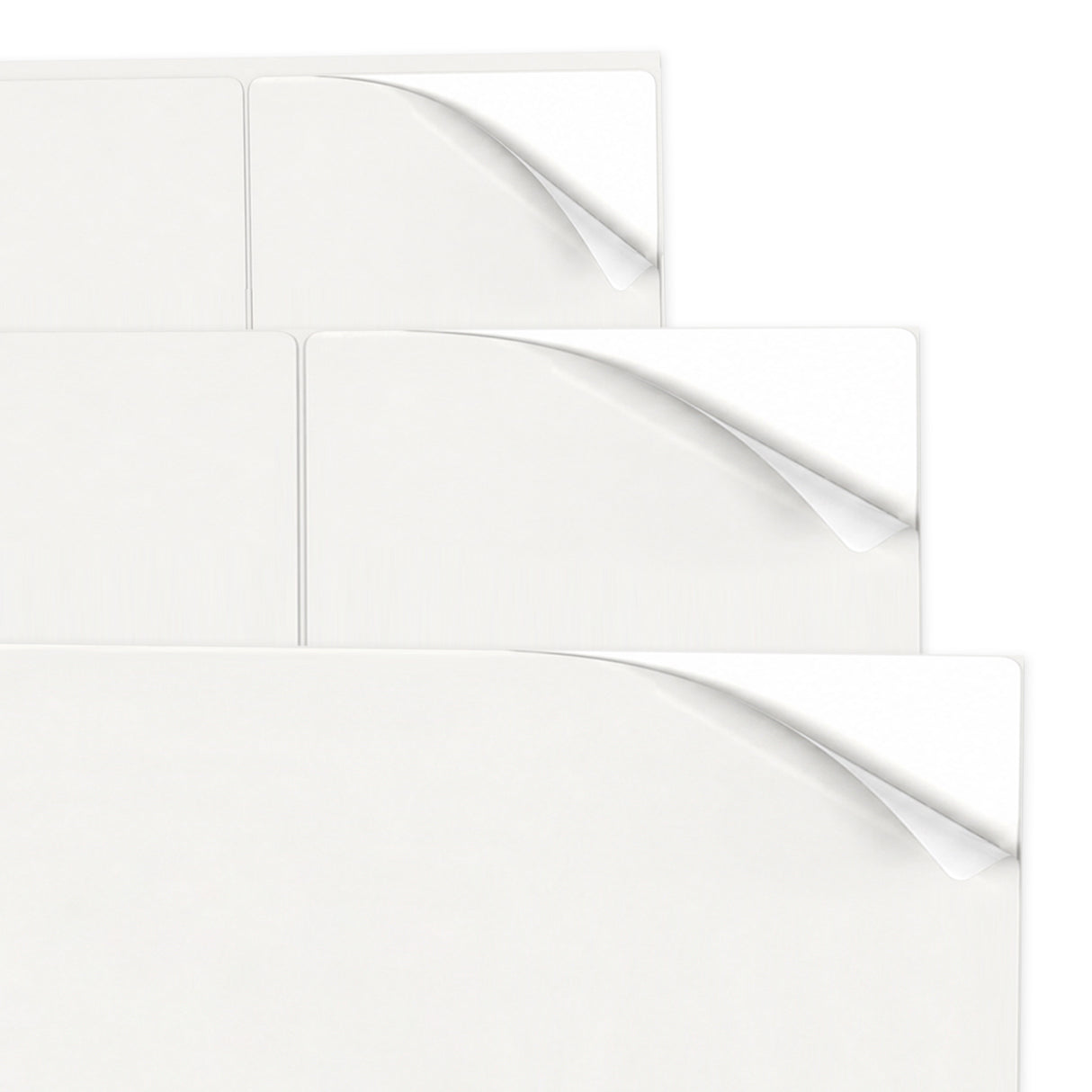 Witte etiketten pakketten XL - 100 vel