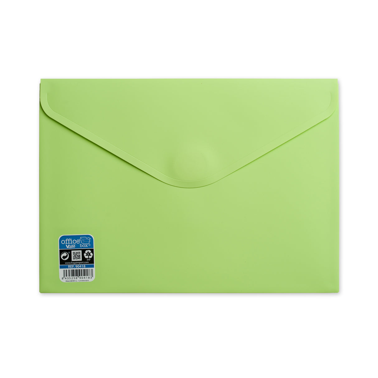 Polypropyleen enveloppen met klittenbandsluiting V-LOCK Vital Colors