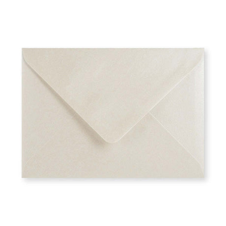 125x175 mm Grijswitte glanzende envelop