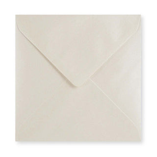 155x155 mm Grijswitte glanzende envelop