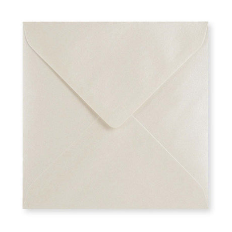 155x155 mm Grijswitte glanzende envelop