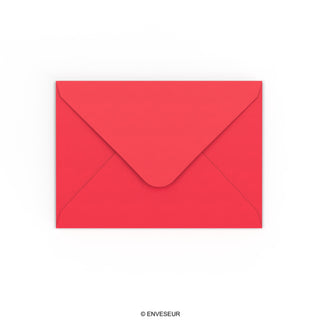 125x175 mm Helder Rood Envelop
