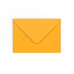 125x175 mm Diepgeel Envelop