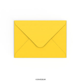 125x175 mm geel Envelop