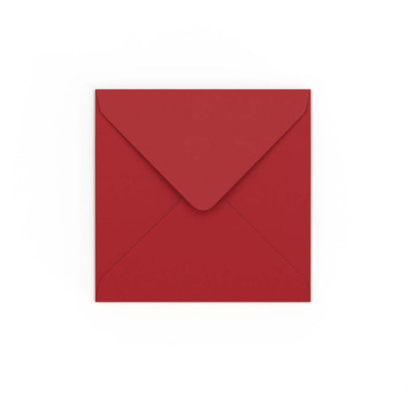 130x130 mm Donkerrood Envelop
