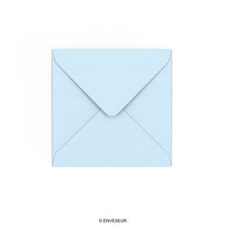 130x130 mm Lichtblauw Envelop