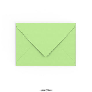 133x184 mm Lichtgroen Gekleurde Envelop