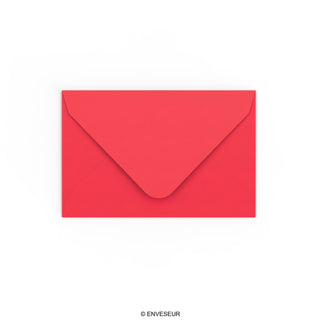 65x94 mm Helder Rood Envelop