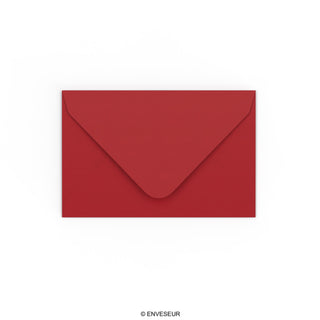 65x94 mm Donkerrood Envelop